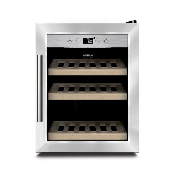 מקרר יין 12 בקבוקים מבית קאסו דגם Caso WineSafe 12