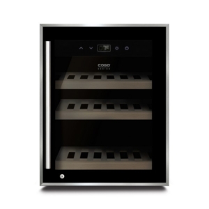 מקרר יין 12 בקבוקים בצבע שחור מבית קאסו דגם CASO WineSafe 12 Black