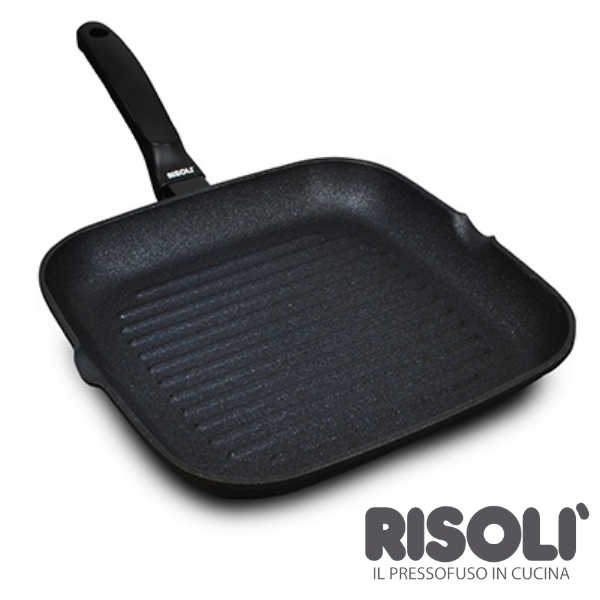 RISOLI BLACKPLUS מחבת גריל