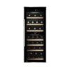 מקרר יין 38 בקבוקים בצבע שחור מבית קאסו דגם CASO WineComfort 38 black