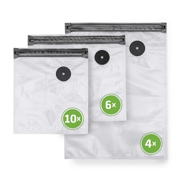 CASO Vacu ZIP-Bags-Set (4)