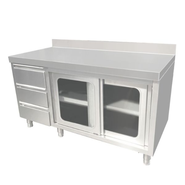 SLIDING DOORS CABINET 150CM ONE POINT